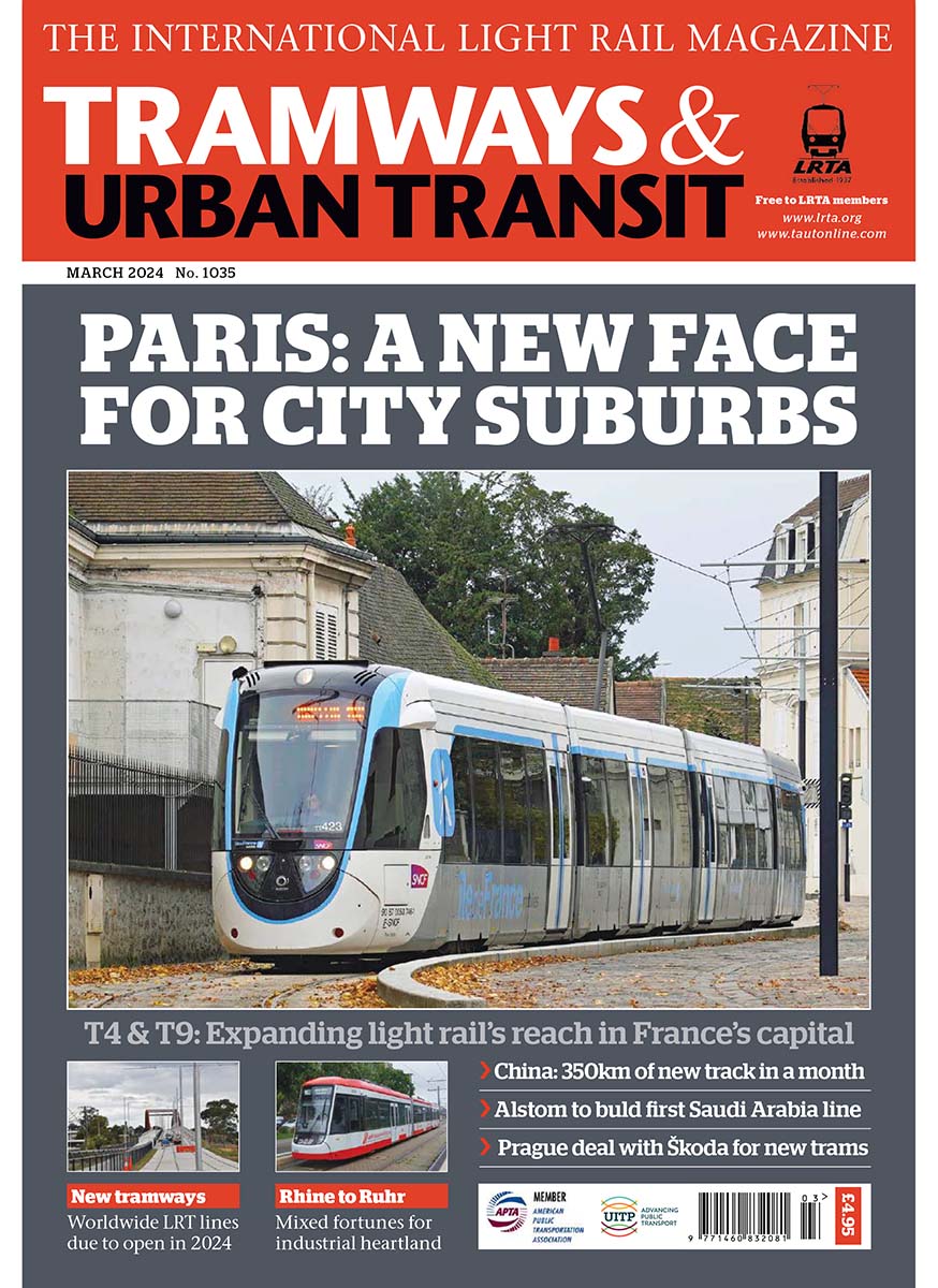 Tramways and Urban Transit March 2024